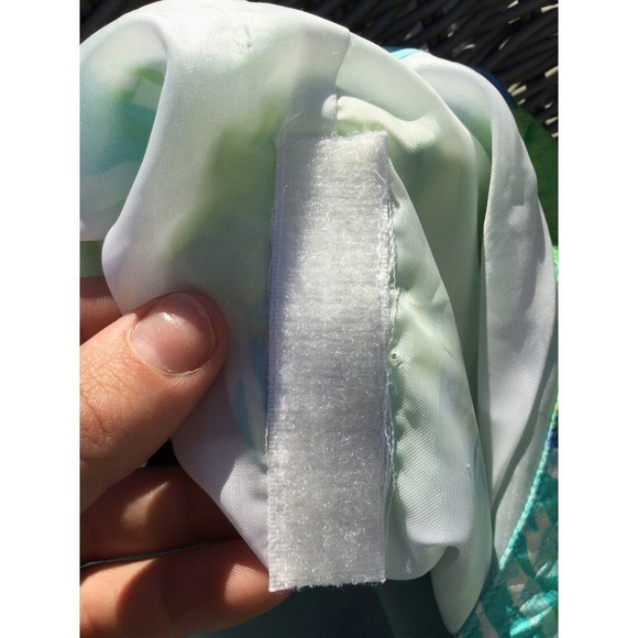 Vtg Mureli silk jacket size medium m green tropical track suit 1980s windbreaker - Picture 9 of 12